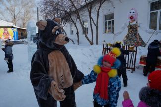 Масленица п. Абан 18 февраля 2018г