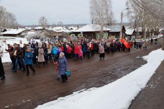 п. Абан День Победы 9 мая 2016г