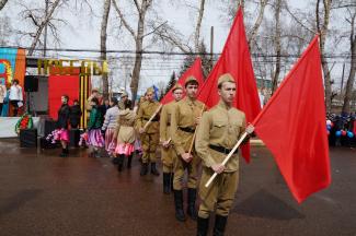 п. Абан День Победы 9 мая 2016г