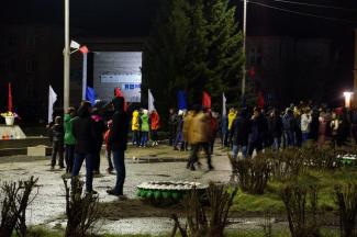 Факельное шествие "Огонь нашей памяти" в п.Абан 8 мая 2017г