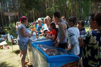 12.06.2016 п.Абан, парк "Горка", День России