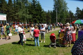 12.06.2016 п.Абан, парк "Горка", День России