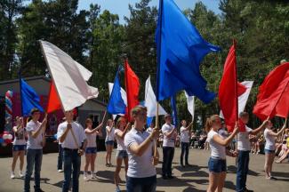 12.06.2016 п.Абан, парк "Горка", День России