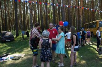 12.06.2016 п.Абан, парк "Горка", День России