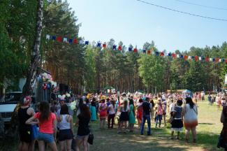 12.06.2016 п.Абан, парк "Горка", День России