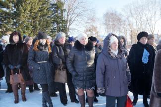 7.11.2016г торжественный митинг п.Абан 