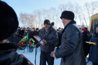 7.11.2016г торжественный митинг п.Абан 