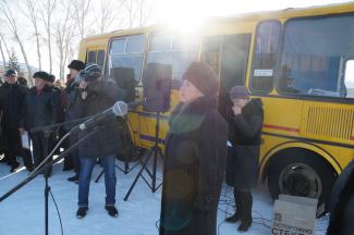 7.11.2016г торжественный митинг п.Абан 