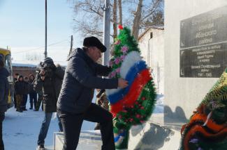 7.11.2016г торжественный митинг п.Абан 