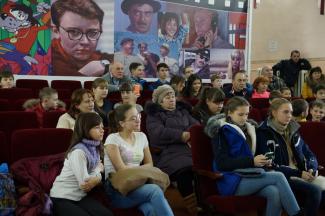 18.02.2016г п.Абан Встреча с двукратным олимпийским чемпионом Евгением Устюговым