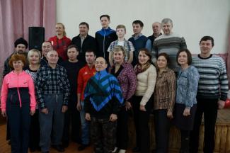 18.02.2016г п.Абан Встреча с двукратным олимпийским чемпионом Евгением Устюговым