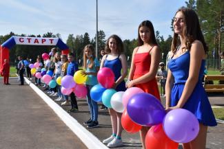 Открытие в поселке Абан стадиона имени Олимпийского чемпиона по греко-римской борьбе А.В. Шумакова 29 августа 2020г