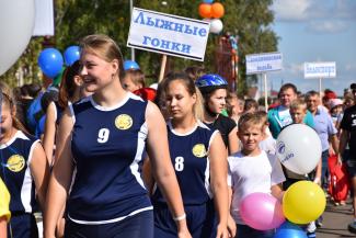 Открытие в поселке Абан стадиона имени Олимпийского чемпиона по греко-римской борьбе А.В. Шумакова 29 августа 2020г