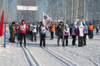 Краевая спартакиада. Дорожники встретились на абанской лыжне. п. Абан 05.02.2016г