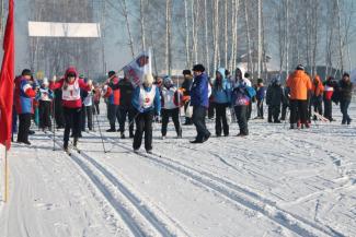 Краевая спартакиада. Дорожники встретились на абанской лыжне. п. Абан 05.02.2016г